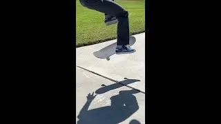 Frontside Bigspin Tip: Back Foot! #shorts