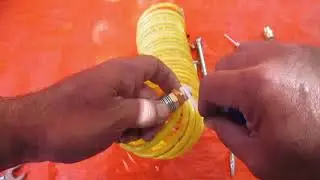 How to use an air compressor and connect tools to it . An 8 gallon air compressor in this video