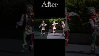 【Before After】写真の現像前と後 #shorts #photography #weddingphotography #disney #disneyparks #ディズニーダンサー