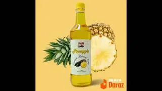 Pineapple Syrup - Fruit Flavoring Syrup - Premium Flavored Syrup - Sharbat - 750ml - GDL