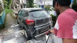 2 yr old renault kwid coming for full detailing wash & polishing...by AUTOMOTIVE.