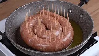 Aprendi esse truque em um restaurante famoso, agora só faço linguiça assim