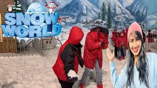 స్నో వరల్డ్ లో పొట్టు పొట్టు కొట్టుకున్నాం !! snow world hyderabad !! entry ticket ! timings !!