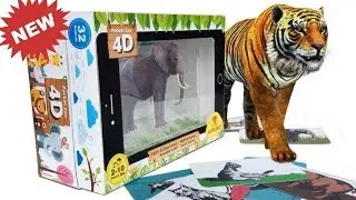 Educational Toys for Kids - Aurodo Pocket Zoo 4D - Kids Play with Toys