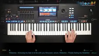 Waterloo - ABBA, Cover, eingespielt mit titelbezogenem Style auf Genos 2.