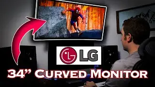 LG 34 Inch Curved Monitor Review - Ultrawide Monitor!