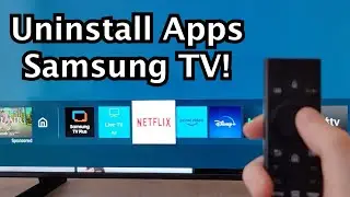 Как удалить приложения на Samsung Smart TV!