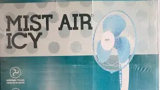 Usha fan MIST AIR ICY unboxing and assembling