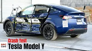 Tesla Model Y Crash Test By NHTSA Recives Five Star Rating
