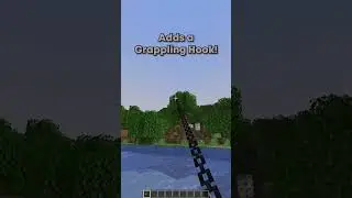 Hookshot mod #minecraft #shorts #mod