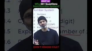 Why UPSC Asking 20+ Questions from Number System? #upsc #csat2026 #ungist #shorts