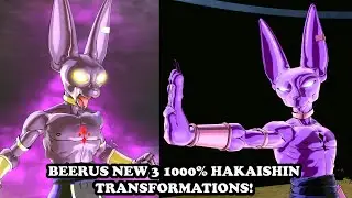 NEW BEERUS 1000% HAKAISHIN TRANSFORMATION! 3 FORMS! It's Time To Hakai! Dragon Ball Xenoverse 2 Mods