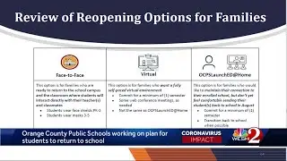 Orange County Schools working on bringing students back to school