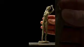 Ballet 🩰 #figuresculpting Dancer Gesture Study Sculpture In Clay #sculpture