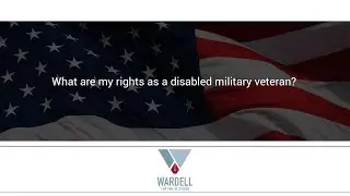 What are my rights as a disabled military veteran?