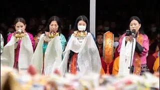 Tsholu By Pema Lhamo-Leymon Tendrel || Khabje Namkhai Nyingpo Rinpoche at Kuenselphodrang || Thimphu