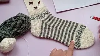 💚Pinterest çorabı örüyorum PART 1 #beşşişpatik #patikmodeli #örgüçorap #patikmodelleri 
