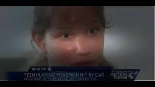Teen hit by car blames 'Pokemon Go'
