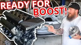 Preparing A STOCK Holden 304 To Survive With BOOST! Rear Mount Turbo VH Wagon | Bad Grampa Ep 9.