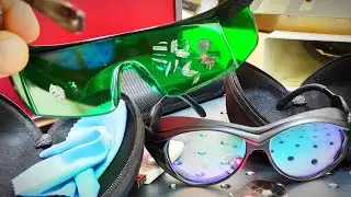 Google VS Fiber laser! Очки защитные против Оптоволоконного лазера JPT 30 LP - РЕЗУЛЬТАТ УДИВИЛ!