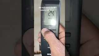 IFB AC remote Hot and Cold demo