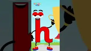 Drawing the letter H | Learning to write the alphabet | Akili & Me #alphabet #educationalcontent