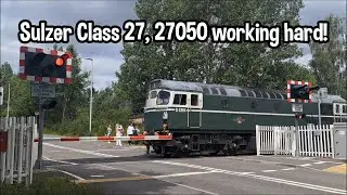Sulzer Class 27 locomotive 27050 at the strathspey railway and others on the HML! 01/07/25
