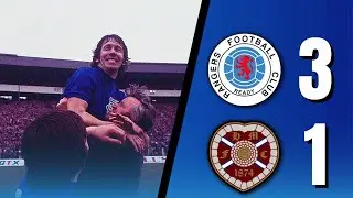 Rangers win the Scottish Cup to complete the TREBLE!