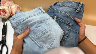 Unbelievable! 😍 Turning Old Jeans into Chic Home Decor! Best Recycling Ideas!