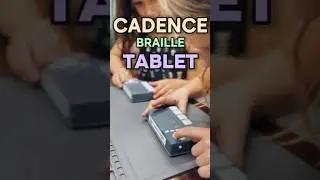 Cadence Braille Tablet by Tactile Engineering. #braille #Cadence #blind #vission #visuallyimpaired