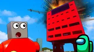 Among Us Lego Tower Survival?! - Brick Rigs Gameplay Roleplay