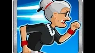 Angry Gran Run iPhone App Review - CrazyMikesapps