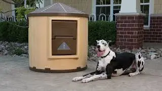 CRB XLARGE DOG HOUSE NEW HEATER 2021 CAPTIONS NOURL