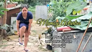 Mamoy Metik Daon Pisang Buat Bikin Lontong di Belakang Rumah Nenek - Daily Life