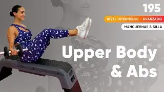 Upper body & Abs 🔥| ¡Fortalece tu abdomen y trabaja tus brazos, pecho y espalda!