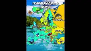 how much is 1 Kuwait dinar in your country's currency #shorts