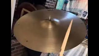 18&rdquo; A Zildjian 1960&rsquo;s crash ride 1785 grams- 6 factory rivets (for sale)