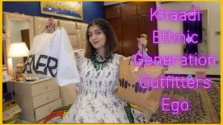 Huge clothing Try On Haul! Khaadi, Ethnic, Ego & more | Anushae Says