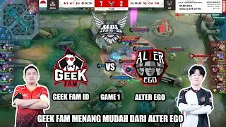 GEEK FAM VS ALTER EGO GAME 1 | MPL ID S14 Regular Season Geek Fam vs Alter Ego