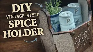 Спецовниця з ефектом старіння | Кухонний декор DIY