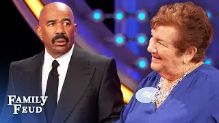 Oh no. Terry humiliates her 2 sons on the Feud!!