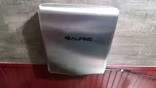 Nutone bathroom fan and Alpine hand dryer