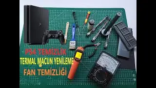 Playstation 4 termal macun yenileme ve fan temizliği.(FPS düşüşü yaşıyorsanız bu yöntemi uygulayın )