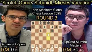 Anish Giri VS Wesley So | Tech Mahindra Global Chess League 2025 | Round 3
