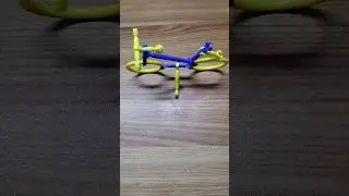 Build a Mini Bike at Home with Toy Blocks!🚲🧩#ToyBuildingBlocks #ToyCrafts #kidslearning #shorts