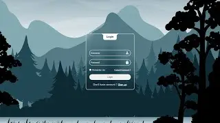 How to Design Animated Login Form using HTML & CSS | Easy Web Learner