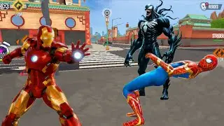 SPIDER-MAN IRON MAN HALK VENOM SUPER HERO SPIDERMAN GAME SPIDER FIGHTE 3 GAME PART 70