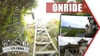 G'Sengte Sau - Erlebnispark Tripsdrill - Mitfahrt Achterbahn durch Burg (POV OnRide)