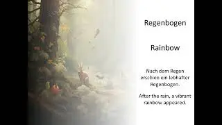 Learning Nature Terms in German &mdash; Definitions and Example Sentences