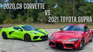 C8 Corvette VS 2021 Toyota Supra Supercar Swap Ep. 3